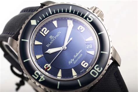 blancpain fifty fathoms replica|blancpain fifty fathoms 40mm.